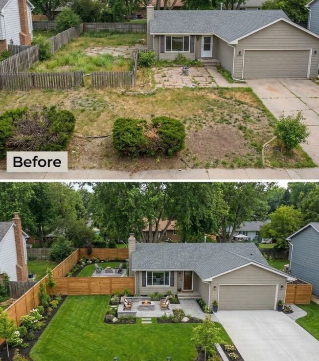 27 Front Yard Makeovers_ Stunning Before & After Transformations (1)