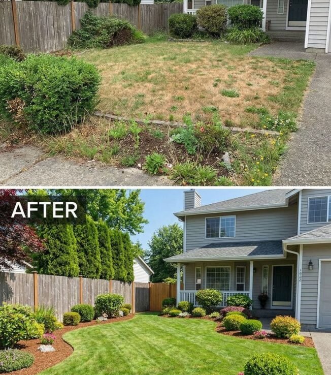 27 Front Yard Makeovers_ Stunning Before & After Transformations